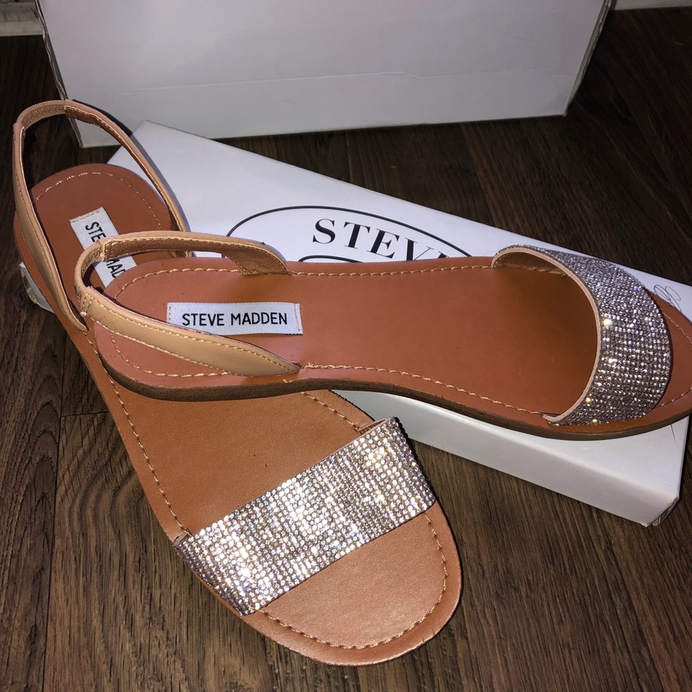 Steve Madden Rock Rhinestone Sandals